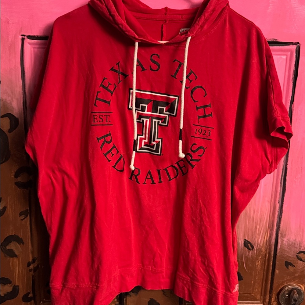 Red Texas Tech Hoodie